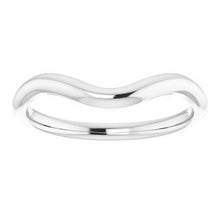 Load image into Gallery viewer, Sterling Silver Band for 11x9 mm Emerald Ring
