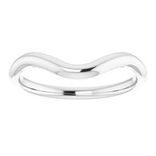 Load image into Gallery viewer, Sterling Silver Band for 12x10 mm Emerald Ring
