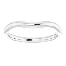 Charger l'image dans la galerie, Sterling Silver Band for 6.5 mm Square Ring

