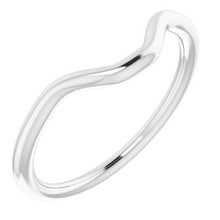 Charger l'image dans la galerie, Sterling Silver Band for 7.4 mm Round Ring
