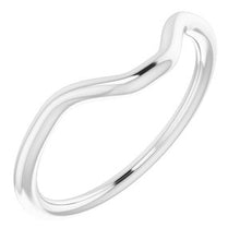 Charger l'image dans la galerie, Sterling Silver Band for 8 mm Round Ring

