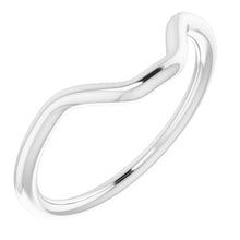 Charger l'image dans la galerie, Sterling Silver Band for 9.4 mm Round Ring
