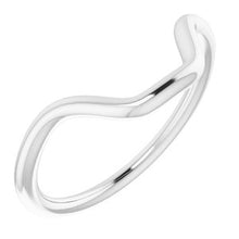 Charger l'image dans la galerie, Sterling Silver Band for 12x10 mm Oval Ring
