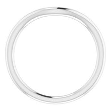 Charger l'image dans la galerie, Sterling Silver Band for 5 mm Cushion Ring
