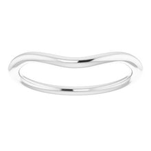 Charger l'image dans la galerie, Sterling Silver Band for 5 mm Cushion Ring

