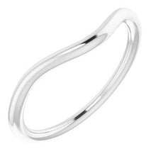 Charger l'image dans la galerie, Sterling Silver Band for 6 mm Cushion Ring

