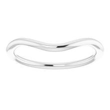 Charger l'image dans la galerie, Sterling Silver Band for 6 mm Cushion Ring
