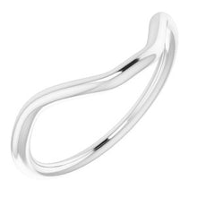 Charger l'image dans la galerie, Sterling Silver Band for 10 mm Cushion Ring
