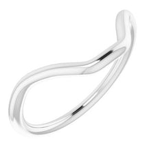 Charger l'image dans la galerie, Sterling Silver Band for 11x9 mm Emerald Ring
