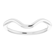 Charger l'image dans la galerie, Sterling Silver Band for 6.5 mm Square Ring
