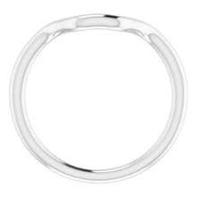 Charger l'image dans la galerie, Sterling Silver Band for 8 mm Square Ring
