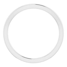 Charger l'image dans la galerie, Sterling Silver Band for 7 mm Cushion Ring
