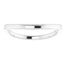 Charger l'image dans la galerie, Sterling Silver Band for 16x12 mm Emerald Ring
