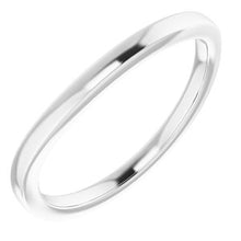 Charger l'image dans la galerie, Sterling Silver Band for 6 mm Square Ring
