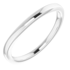 Sterling Silver Band for 5 mm Square Ring