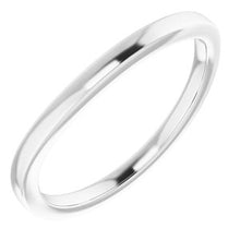 Charger l'image dans la galerie, Sterling Silver Band for 5.5 mm Square Ring

