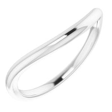 Charger l'image dans la galerie, Sterling Silver Band for 8.2 mm Round Ring
