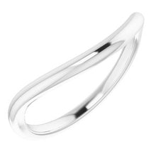 Charger l'image dans la galerie, Sterling Silver Band for 12x10 mm Oval Ring
