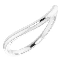 Charger l'image dans la galerie, Sterling Silver Band for 9 mm Cushion Ring
