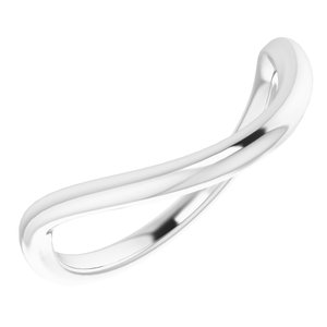 Sterling Silver Band for 15 mm Cushion Ring