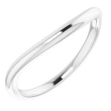 Charger l'image dans la galerie, Sterling Silver Band for 8x6 mm Emerald Ring
