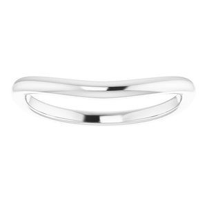 Sterling Silver Band for 12x6 mm Marquise Ring