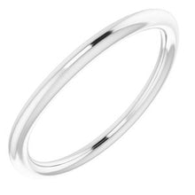 Charger l&#39;image dans la galerie, Sterling Silver Band for 4.1 mm Round Ring
