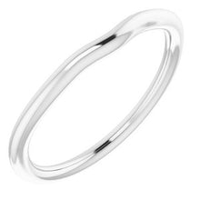 Charger l'image dans la galerie, Sterling Silver Band for 6 mm Round Ring
