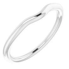 Charger l'image dans la galerie, Sterling Silver Band for 8.2 mm Round Ring
