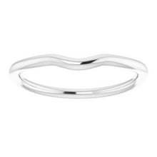 Charger l'image dans la galerie, Sterling Silver Band for 8.2 mm Round Ring
