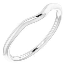 Charger l'image dans la galerie, Sterling Silver Band for 9.4 mm Round Ring
