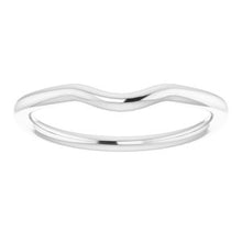 Charger l'image dans la galerie, Sterling Silver Band for 9.4 mm Round Ring
