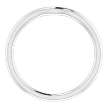 Charger l'image dans la galerie, Sterling Silver Band for 7x5 mm Oval Ring
