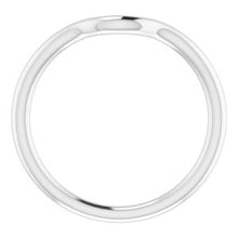Charger l'image dans la galerie, Sterling Silver Band for 9x7 mm Oval Ring
