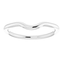 Charger l'image dans la galerie, Sterling Silver Band for 9x7 mm Oval Ring
