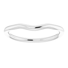 Charger l'image dans la galerie, Sterling Silver Band for 9 mm Cushion Ring
