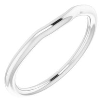 Charger l'image dans la galerie, Sterling Silver Band for 6x4 mm Emerald Ring
