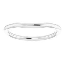 Charger l'image dans la galerie, Sterling Silver Band for 6 mm Square Ring
