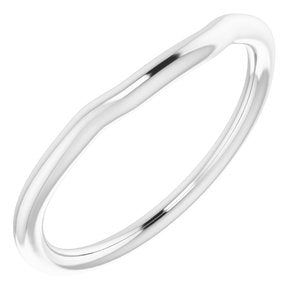 Sterling Silver Band for 6.5 mm Square Ring
