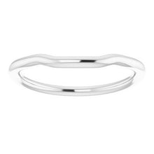 Charger l'image dans la galerie, Sterling Silver Band for 7.5 mm Square Ring
