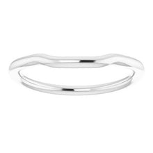 Charger l'image dans la galerie, Sterling Silver Band for 8 mm Square Ring
