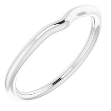 Charger l'image dans la galerie, Sterling Silver Band for 6x4 mm Pear Ring
