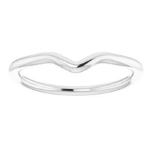 Charger l'image dans la galerie, Sterling Silver Band for 8x5 mm Pear Ring
