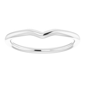 Sterling Silver Band for 7x5 mm Pear Ring