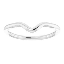 Charger l'image dans la galerie, Sterling Silver Band for 9x6 mm Pear Ring
