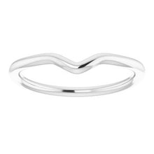 Load image into Gallery viewer, Sterling Silver Band for 8x6 mm Pear Ring
