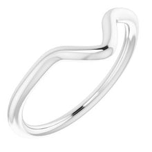 Charger l'image dans la galerie, Sterling Silver Band for 12x8 mm Pear Ring
