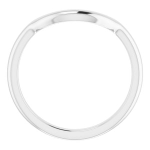 Sterling Silver Band for 10 mm Round Ring