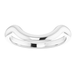 Sterling Silver Band for 12 mm Round Ring