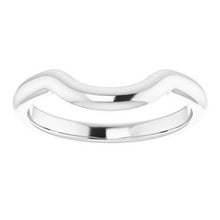 Load image into Gallery viewer, Sterling Silver Band for 7 mm Cushion Ring
